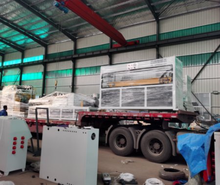 河南客戶回購3條生產(chǎn)線，今天發(fā)貨第一車！